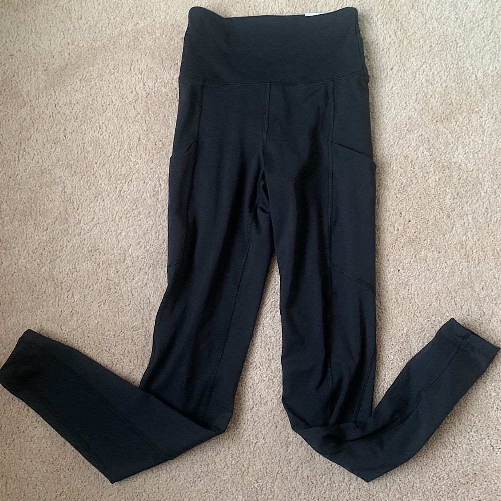 Black American Eagle Everything Pocket Leggings